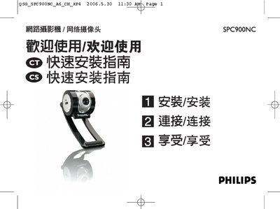 Philips SPC900NC Network Camera Quick Start Guide