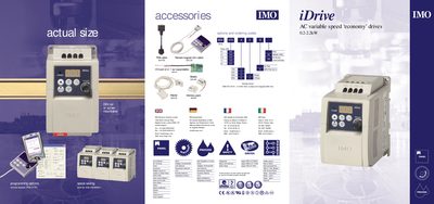 IMO iDrive Variable Speed Drive User Manual - cover page