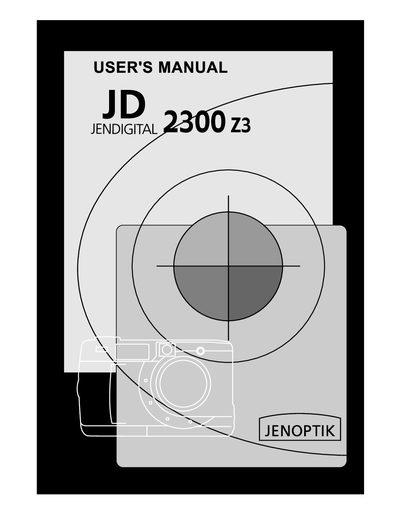 Jenoptik JD 2300z3 User Manual - cover page