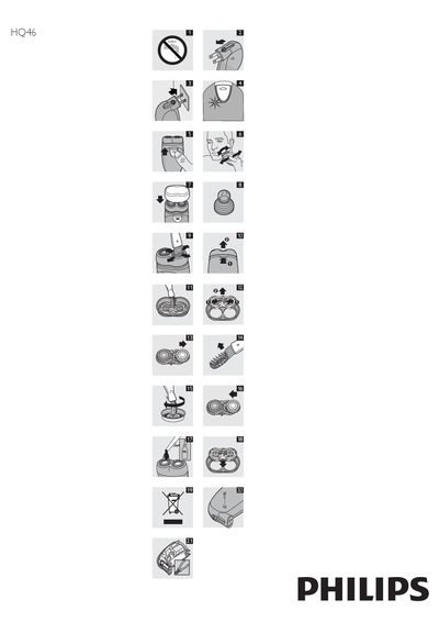 Philips HQ46 Shaver User Manual - cover page
