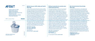 Philips AVENT Suffolk CO10 7QS User Manual - cover page