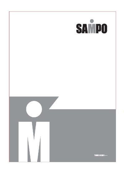 Sampo Television User Manual - cover page