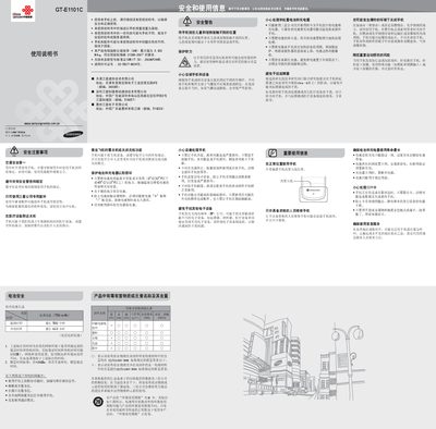Samsung GT-E1101C User Manual - cover page