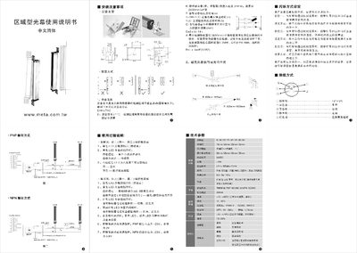 Meta Area Light Curtain User Manual