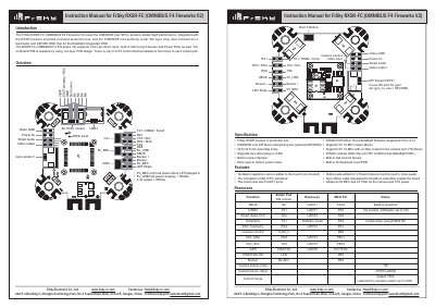 FrSky RXSR-FC OMNIBUS F4 Fireworks V2 User Manual - cover page