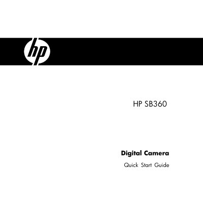 HP SB360 Digital Camera Quick Start Guide