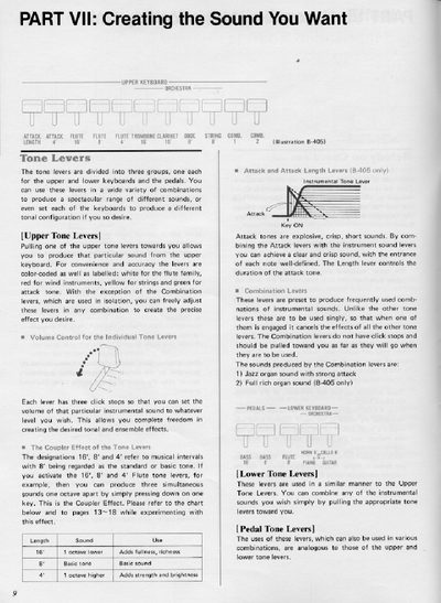 Yamaha B-205 Electone User Manual - cover page