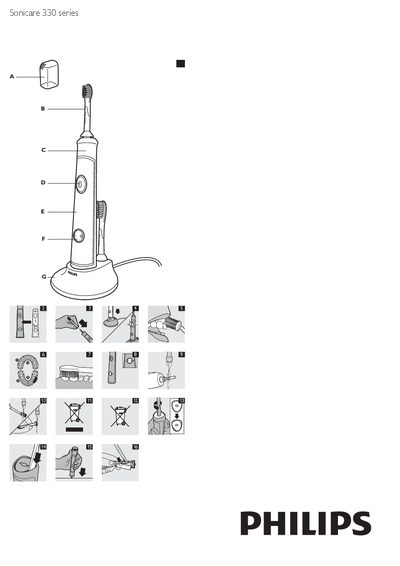 Philips Sonicare 330 Series User Manual - cover page