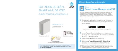 AT&T Smart Wi-Fi Extender Setup Guide - cover page