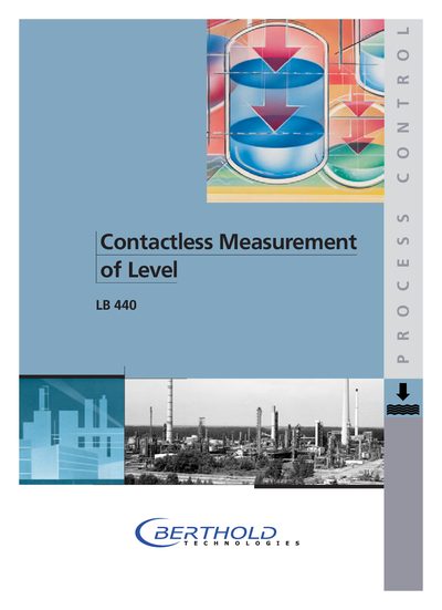 Berthold LB 440 Evaluation Unit Technology Data Sheet - cover page