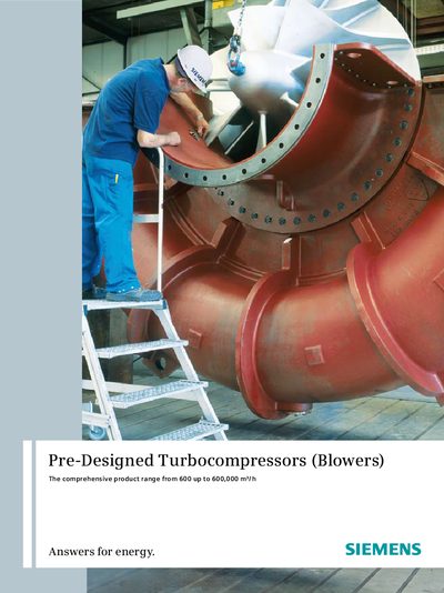 Siemens STC Series Turbocompressors Product Leaflet - cover page