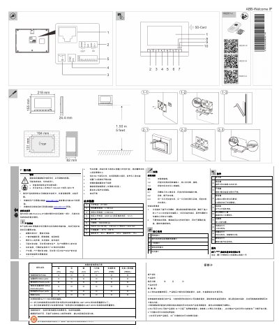 ABB Welcome IP Indoor Station User Manual - cover page