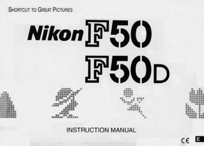 Nikon F50/F50D Instruction Manual - cover page