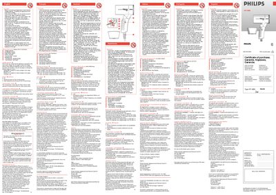 Philips HP 4386 Hair Dryer User Guide - cover page