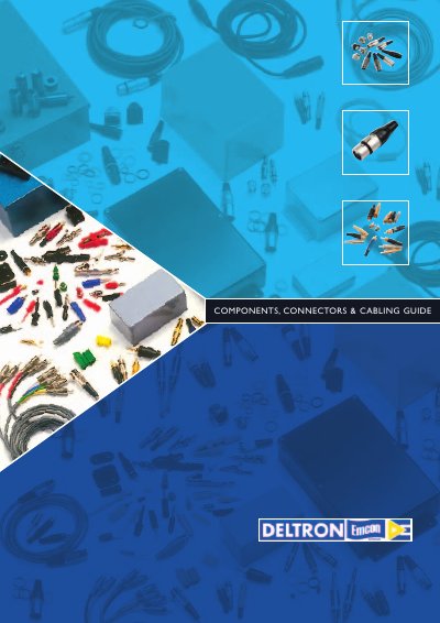 Deltron Connectors Catalog - cover page