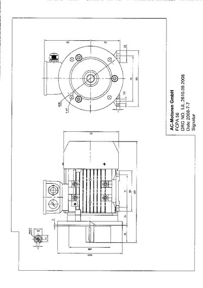 AC-Motoren FCPA 56 technology data - cover page