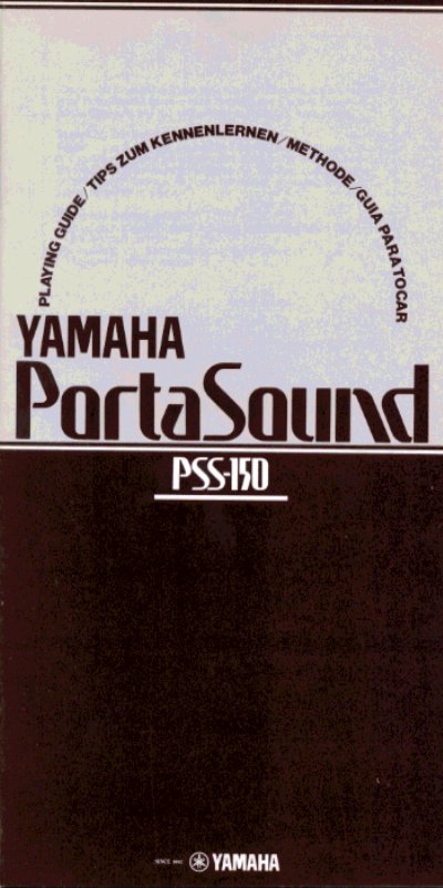 Yamaha PSS-150 PortaSound User Manual