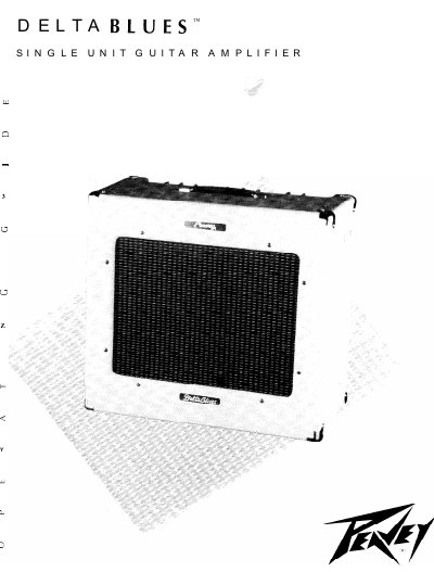 Peavey Delta Blues Guitar Amplifier User Manual - cover page