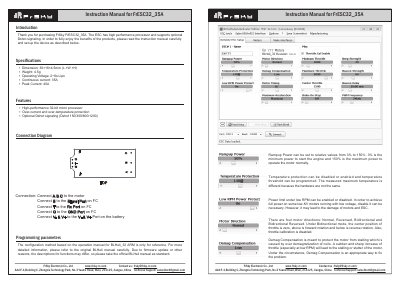 FrSky FrESC32_35A Electronic Speed Controller Instruction Manual - cover page