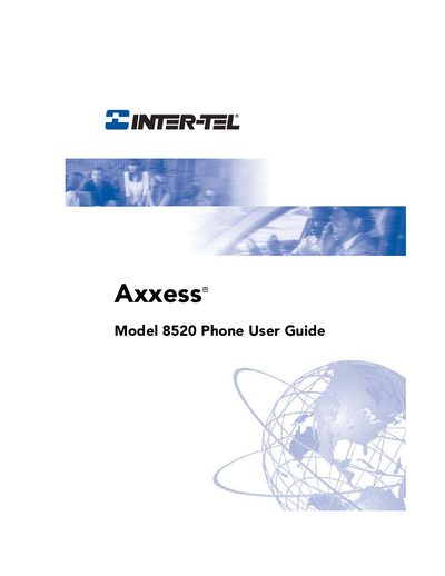 Inter-Tel 8520 Phone User Manual - cover page