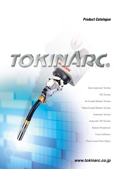 Tokinarc Product Catalogue - cover page