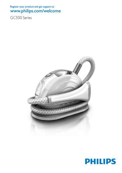 Philips GC500 Series Iron User Manual
