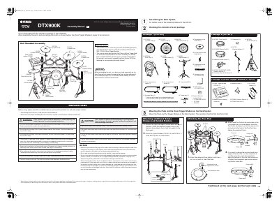 YAMAHA DTX950K Manual(2) - cover page