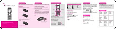 LG LG-420G Phone Quick Start Guide - cover page