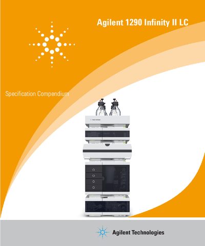 Agilent 1290 Infinity II LC Specification Compendium - cover page