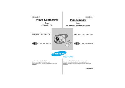 Hi Hi SCL700/L710/L750/L770 Video Camcorder User Manual - cover page