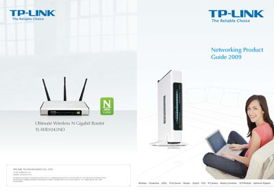TP-Link TL-WR1043ND Networking Product Guide - cover page