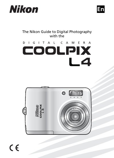 Nikon COOLPIX L4 User Manual - cover page