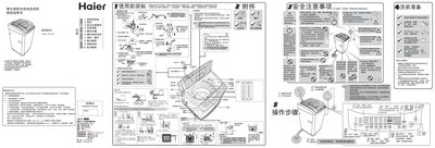 Haier XQB80-SP9288 Fully Automatic Washing Machine User Manual - cover page