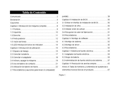 Latin Depot Laptop User Manual - cover page