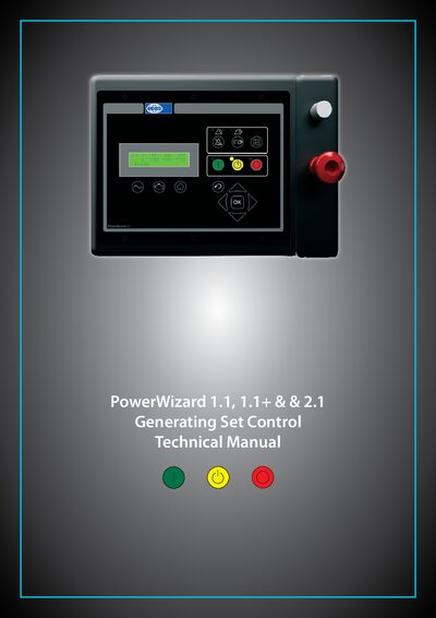 PowerWizard 1.1, 1.1+ & 2.1 Generating Set Control Technical Manual - cover page