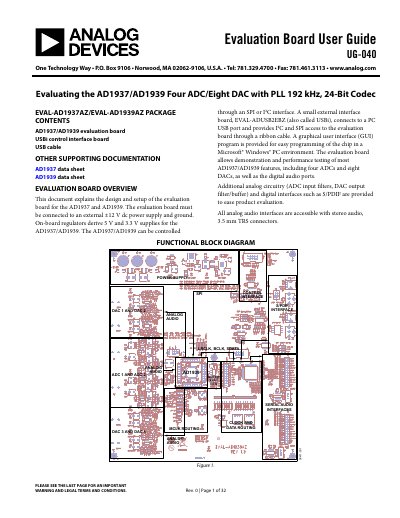 ANALOG DEVICES UG-040 handbook