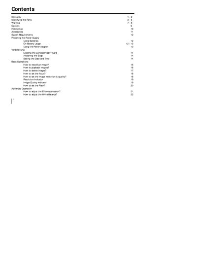 Digital Camera Application Note - cover page