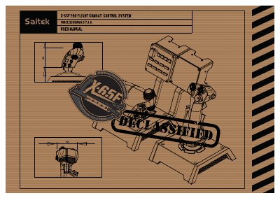 Saitek X65F Flight Controller User Manual