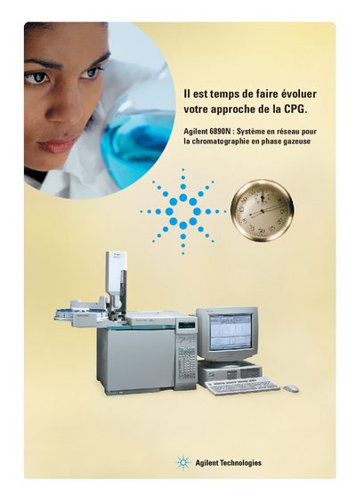 Agilent 6890N Network Gas Chromatography System Product Brochure - cover page