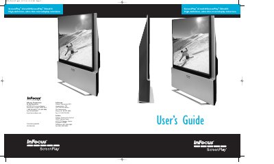 InFocus ScreenPlay 61md10/50md10 User's Guide - cover page