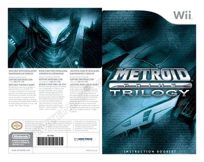 Nintendo Wii Metroid Prime Trilogy User Manual - cover page
