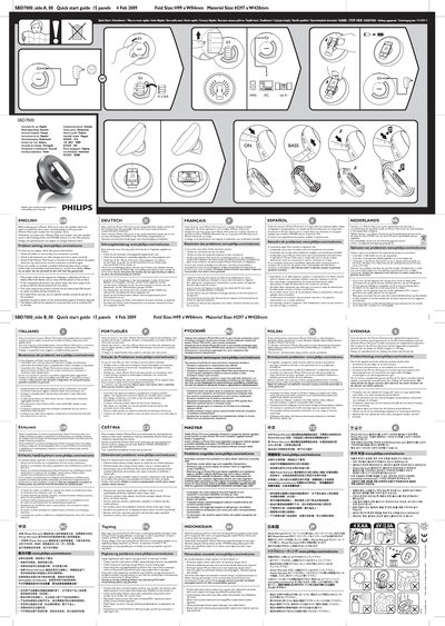 Philips SBD7000 Speaker Dock Quick Start Guide - cover page