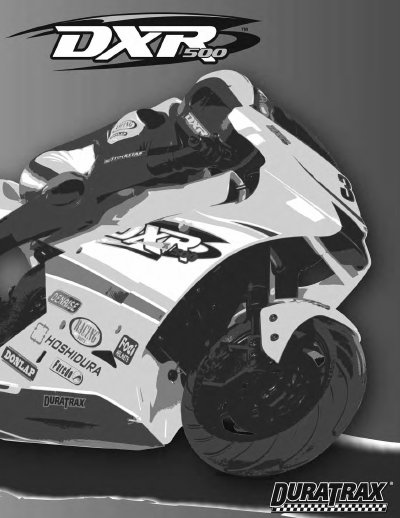 Duratrax DXR500 Motorcycle User Manual - cover page