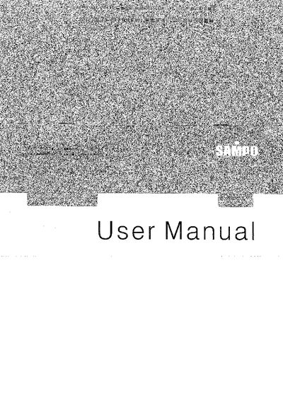 Sampo EC-B5401WL Vacuum Cleaner Manual - cover page