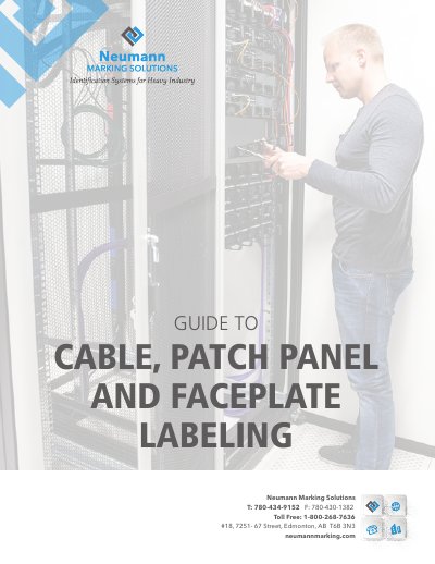 Neumann Marking Solutions Cable, Patch Panel and Faceplate Labeling Guide