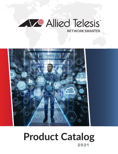 Allied Telesis 2021 Product Catalog - cover page