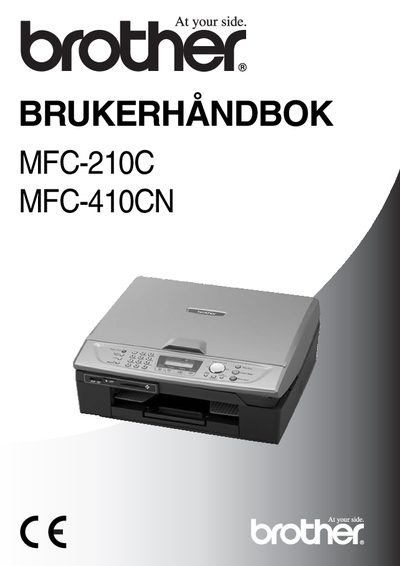 Brother MFC-210C / MFC-410CN User Manual - cover page