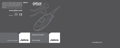 Jabra BT320s Bluetooth Stereo Headset User Manual - cover page
