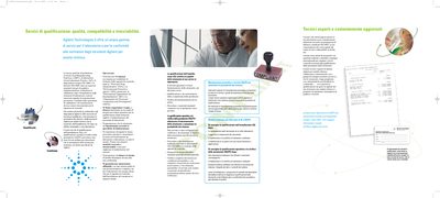 Agilent Compliance Support Services Brochure - cover page