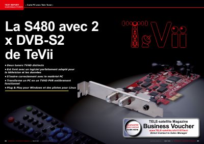 TeVii S480 Twin Tuner PC Card Test Report - cover page